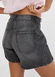 Shorts di jeans low stretch, vita media, bonprix