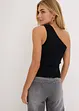 Top monospalla con dettaglio gioiello, bonprix
