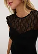 Top con pizzo, bonprix
