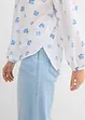 Blusa oversize in puro cotone, bonprix
