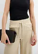 Pantaloni  a 7/8 in lyocell con elastico in vita, bonprix