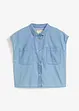 Camicia di jeans in cotone fluente, bonprix