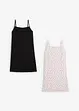 Abito in jersey di cotone elasticizzato (pacco da 2), bonprix