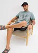 T-shirt in puro cotone biologico effetto lavato, bonprix