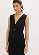 Gilet effetto maglia a coste, bonprix