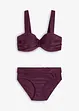 Bikini a balconcino con spalline imbottite (set 2 pezzi), bonprix