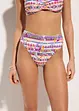 Slip sgambato a vita alta per bikini, bonprix