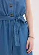 Tuta in denim di cotone fluido, bonprix