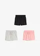 Shorts in jersey di puro cotone biologico (pacco da 3), bonprix