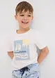 T-shirt e pantaloncini in puro cotone biologico (set 2 pezzi), bonprix