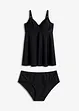 Tankini lungo con ferretto (set 2 pezzi), bonprix