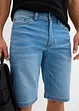 Bermuda di jeans in felpa, slim fit (pacco da 2), bonprix