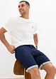 Bermuda di jeans in felpa, regular fit, bonprix