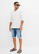 Bermuda in jeans di felpa, relaxed fit, bonprix