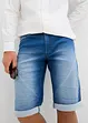 Bermuda in jeans di felpa, relaxed fit, bonprix