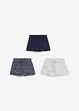 Shorts di jersey in puro cotone biologico (pacco da 3), bonprix