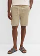 Bermuda con elastico in vita in puro cotone, regular fit, bonprix