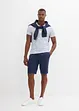 Bermuda con elastico in vita in puro cotone, regular fit, bonprix