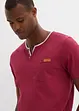 Maglia serafino in puro cotone biologico, bonprix