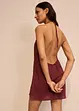 Abito con spalline sottili in crinkle strutturato, bonprix