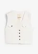 Gilet in jeans elasticizzato, bonprix
