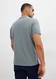 Polo a maniche corte in piquet di puro cotone, slim fit, bonprix