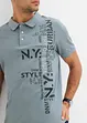 Polo a maniche corte in piquet di puro cotone, slim fit, bonprix