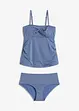 Tankini (set 2 pezzi) con filato glitterato, bonprix