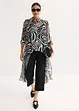 Camicia lunga in chiffon, bonprix