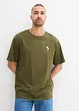 T-shirt con stampa dietro, loose fit, bonprix