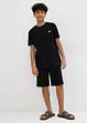 T-shirt e pantaloni corti in cotone biologico (set 2 pezzi), bonprix