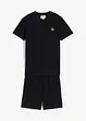 T-shirt e pantaloni corti in cotone biologico (set 2 pezzi), bonprix