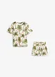 T-shirt e pantaloncini in cotone biologico (set 2 pezzi), bonprix