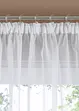 Tendina corta con fascia di satin e poliestere riciclato, bonprix