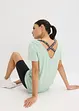 Maglia lunga per sport con scollatura dietro, bonprix