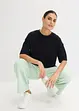 T-shirt per sport oversize con cotone, ad asciugatura rapida, bonprix