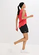 Pantaloni corti sportivi 2 in 1 ultra leggeri, bonprix