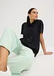 T-shirt oversize per sport con cappuccio, ad asciugatura rapida, bonprix