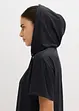 T-shirt oversize per sport con cappuccio, ad asciugatura rapida, bonprix