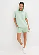 T-shirt oversize per sport con cappuccio, ad asciugatura rapida, bonprix
