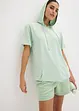 T-shirt oversize per sport con cappuccio, ad asciugatura rapida, bonprix