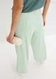 Pantaloni capri sportivi comodi con gambe larghe, bonprix