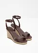 Sandali con zeppa, bonprix