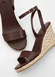 Sandali con zeppa, bonprix