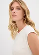 Maglia in crêpe operato, bonprix