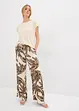 Pantaloni larghi in viscosa fluente, bonprix