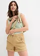 Shorts in twill a vita alta, bonprix