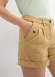 Shorts in twill a vita alta, bonprix