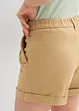 Shorts in twill a vita alta, bonprix