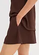 Shorts con elastico in vita in crêpe operato, bonprix